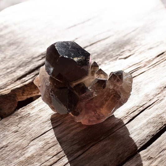 Smokey Quartz Cluster Large 8cm Tall | Crystal | The Ethereal Crystal Witch