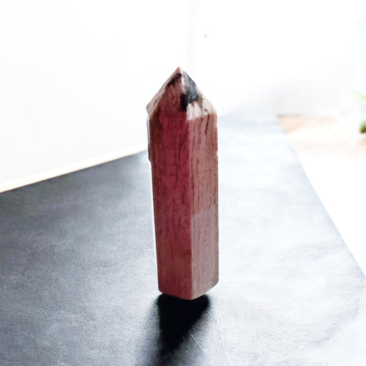 Rhodonite Tower 8cm High | Crystal | The Ethereal Crystal Witch