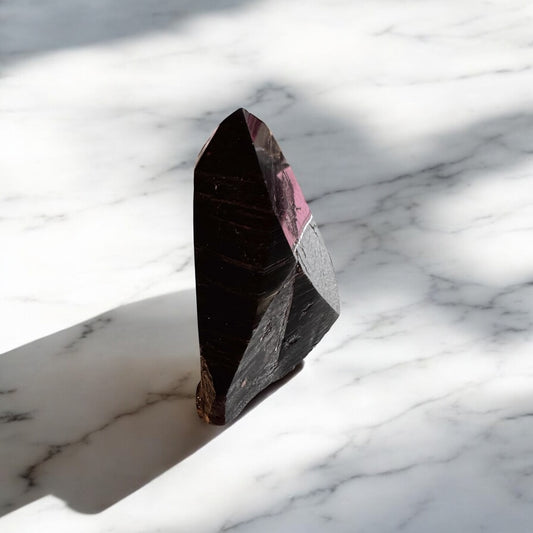 Black Tourmaline Top Polished chunk 8cm Wide | Crystal | The Ethereal Crystal Witch