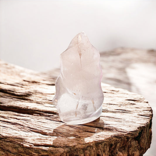 Smokey Quartz Flame 11cm High | Crystal | The Ethereal Crystal Witch