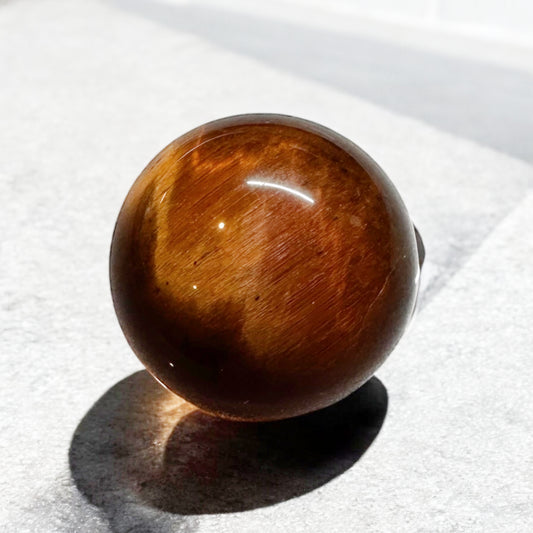 Tiger's Eye Sphere Mini 7cm circumference | Crystal | The Ethereal Crystal Witch
