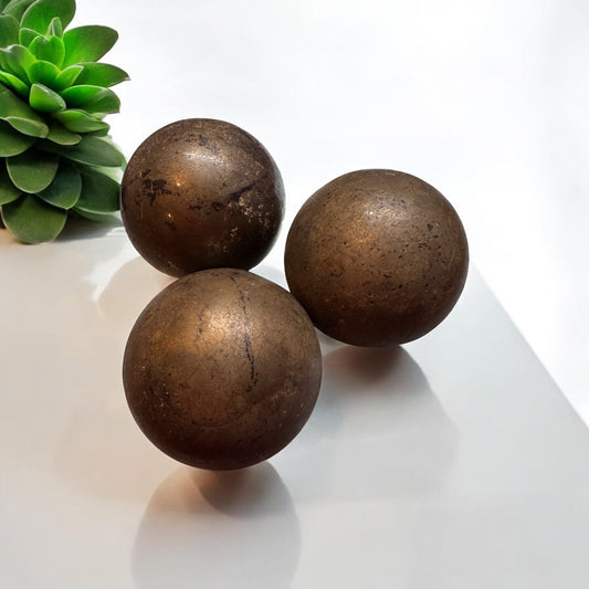 Pyrite Sphere 13cm circumference | Crystal | The Ethereal Crystal Witch
