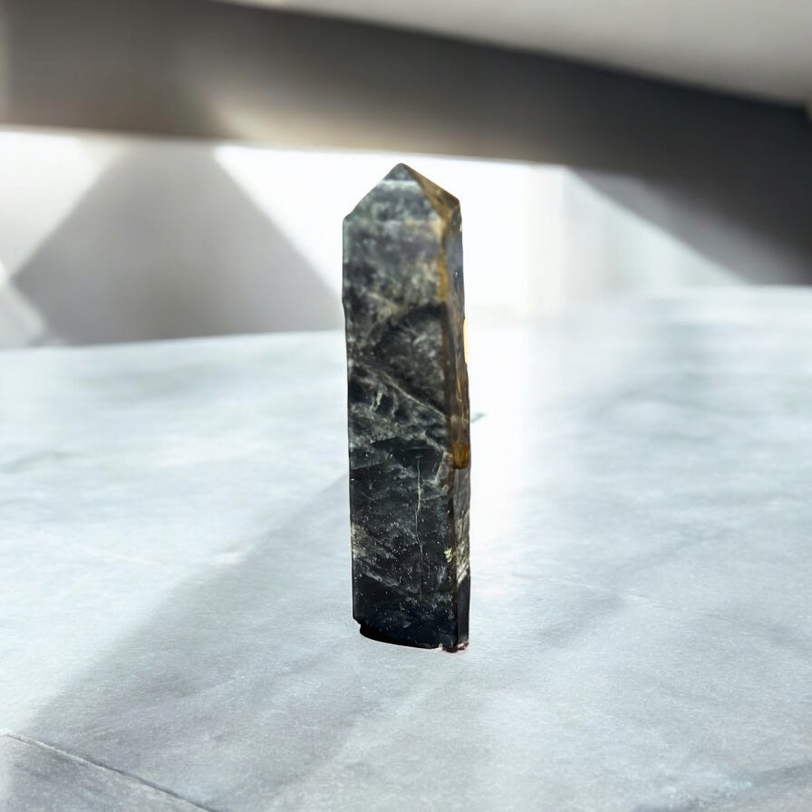 Black Labradorite 11cm High | Crystal | The Ethereal Crystal Witch