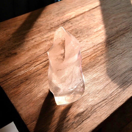 Smokey Quartz Flame 11cm High | Crystal | The Ethereal Crystal Witch