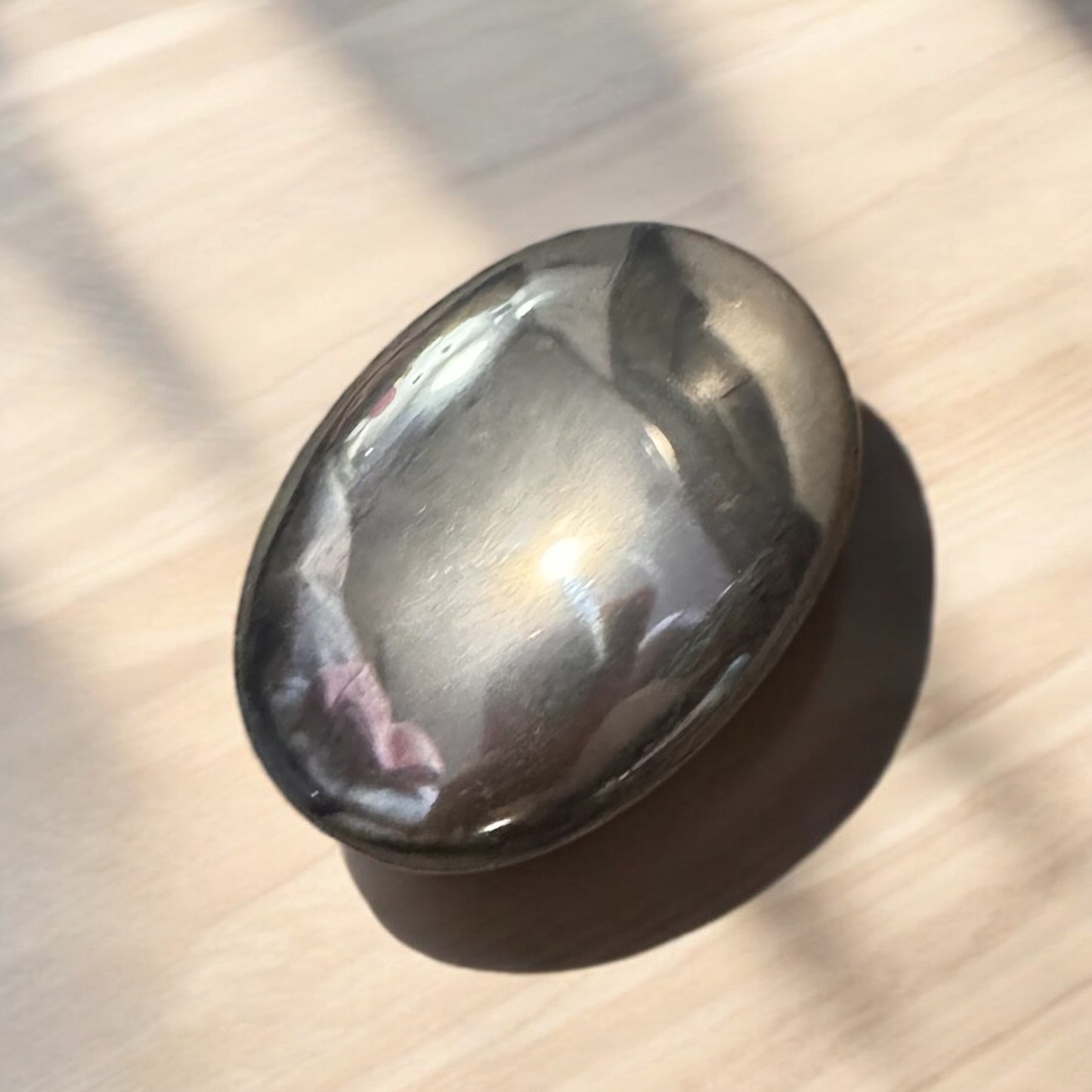 Hematite Palm Stone | Crystal | The Ethereal Crystal Witch