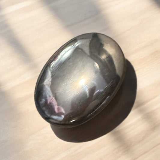 Hematite Palm Stone | Crystal | The Ethereal Crystal Witch