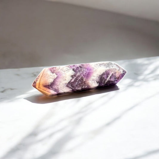 Chevron Amethyst DT Wand 7cm long | Crystal | The Ethereal Crystal Witch