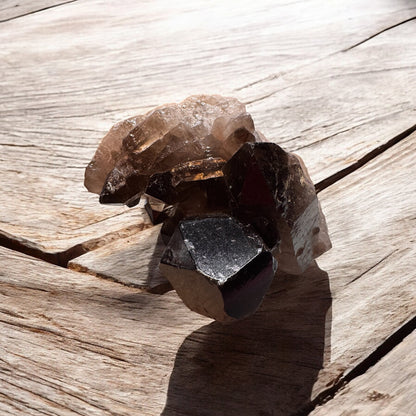 Smokey Quartz Cluster Large 8cm Tall | Crystal | The Ethereal Crystal Witch