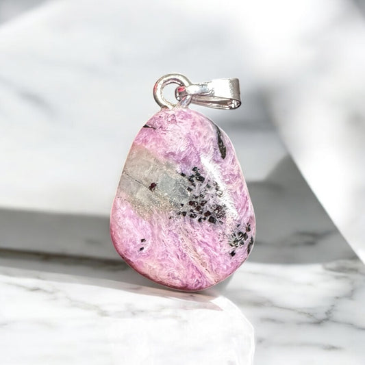 Charoite Pendant 3cm Long | Crystal | The Ethereal Crystal Witch