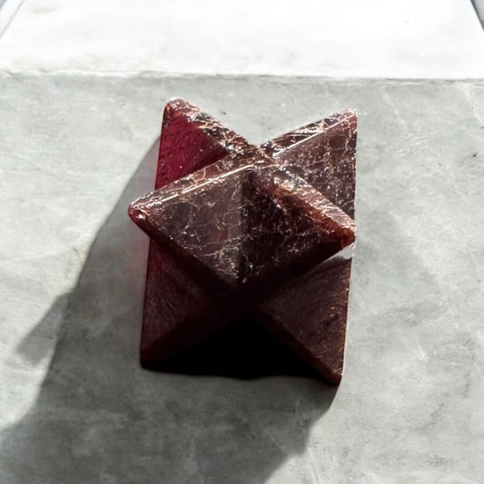 Brown Aragonite Merkaba | Crystal | The Ethereal Crystal Witch