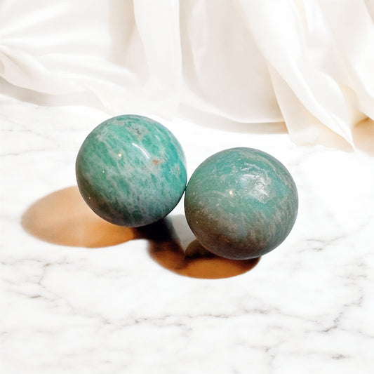 Amazonite Sphere Mini 8cm circumference | Crystal | The Ethereal Crystal Witch