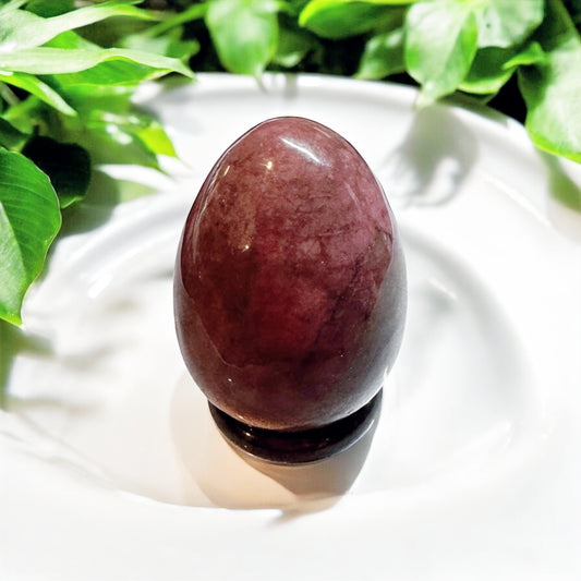 Rhodonite Egg 5cm High | Crystal | The Ethereal Crystal Witch