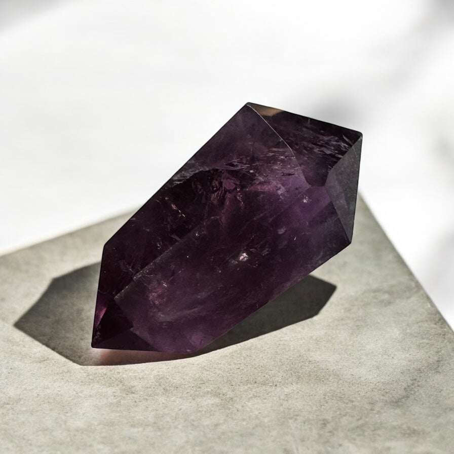 Amethyst Vogal Wand Mini 6cm Long | Crystal | The Ethereal Crystal Witch