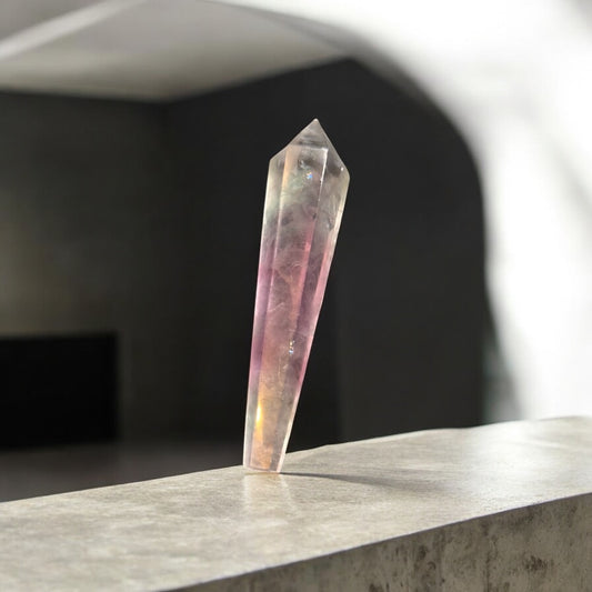 Rainbow Fluorite Wand 13cm High | Crystal | The Ethereal Crystal Witch