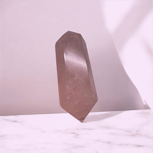 Rose Quartz DT Mini Wand 7.5cm Long | Crystal | The Ethereal Crystal Witch